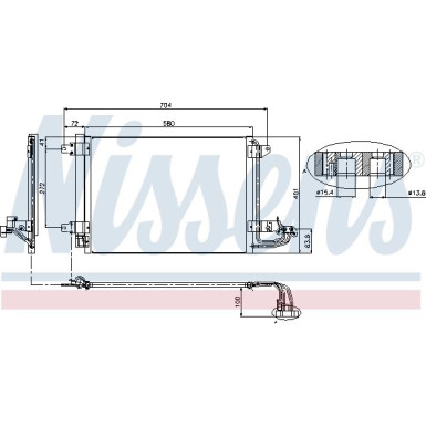 Kondensator PKW VW Golf V/VI 03 FIRST FIT 94684