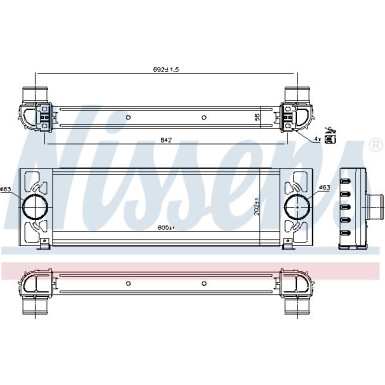 Ladeluftkühler PKW | Ford Transit 06 | 96066