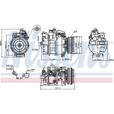 Kompressor PKW | OPEL Zafira A 99-05 | 89075