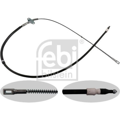 FEBI BILSTEIN Handbremsseil Seilzug Festellbremse 10594