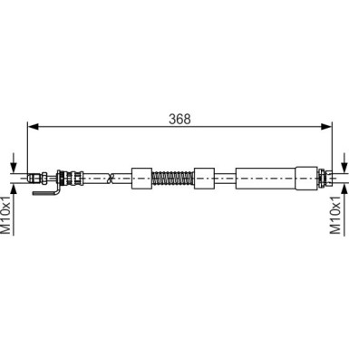 Bremsschlauch VA | FORD Transit 02 | 1987476059