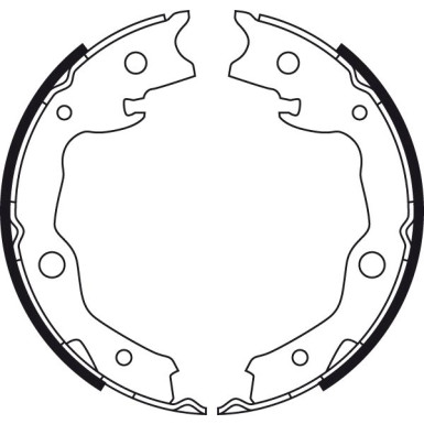 85 461 033 Bremsbacken | NISSAN Qashqai,Juke,TOYO RAV4 05 | GS8752