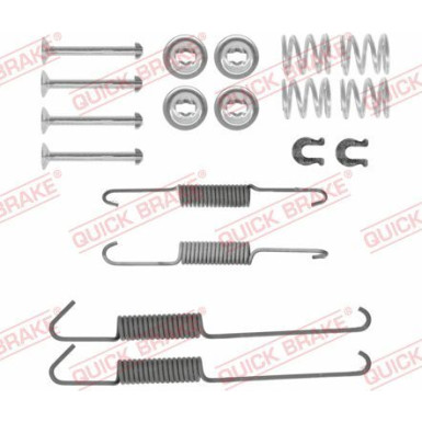 Montagesatz für Bremsbacken | TOYOTA IQ 09 | 105-0002