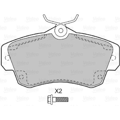 VALEO Bremsbeläge VALEO Bremsbeläge