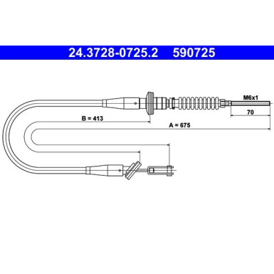ATE Kupplungsseil ATE Kupplungsseil