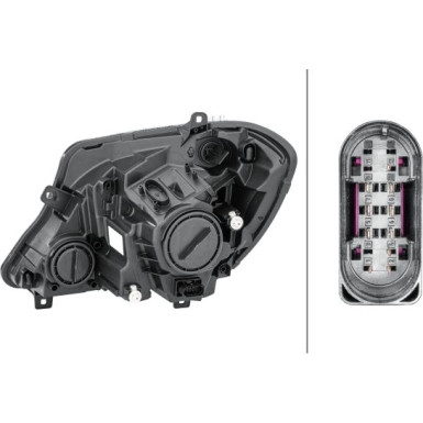 Scheinwerfer R H7/H7 +MOT TGFL CHR/GR HELL PQ | MERCEDES SPRINTER 9,13-1,18 | 1ED 011 030-121