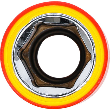 BGS VDE-Steckschlüssel-Einsatz Sechskant | Antrieb Innenvierkant 12,5 mm (1/2"""") | SW 16 mm | 72066