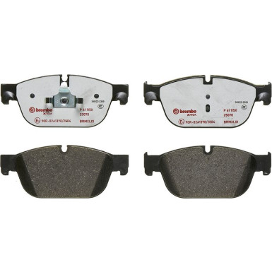 BREMBO Bremsklötze Xtra VA | CITROEN C5 PEUGEOT 08 | P 61 115X BREMBO Bremsklötze Xtra VA | CITROEN C5 PEUGEOT 08 | P 61 115X