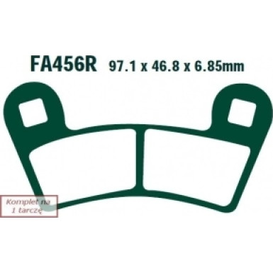 EBC Bremsklötze | R, Sinter | FA456R