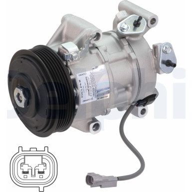 DELPHI Kompressor, Klimaanlage CS20582