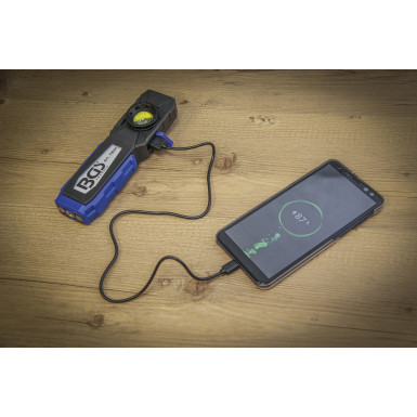 BGS COB-LED-Werkstattleuchte mit Magnet und Haken | klappbar | 70051