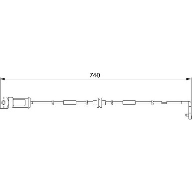 1 987 474 934 Warnkontakt, Bremsbelagverschleiß