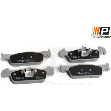 PROFIPOWER Bremsbelagsatz, Scheibenbremse 1B1252