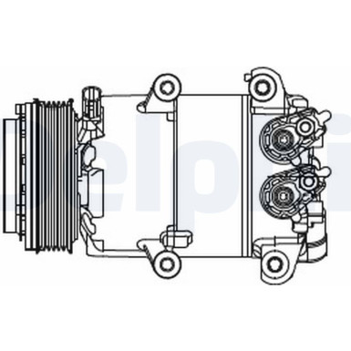 DELPHI Kompressor DELPHI Kompressor