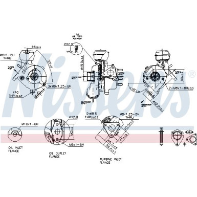 Nissens Turbo AUDI A6 Avant (4F5, C6) 05 FACTORY NEW 93200