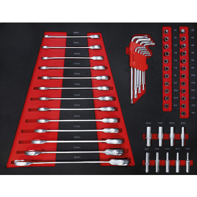 BGS Werkstattwagen 6 Schubladen 1 Seitentür mit 158 Werkzeugen BGS Do it yourself 6055