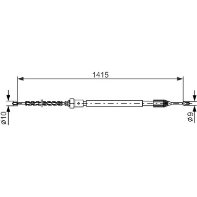 1 987 477 782 Seilzug, Feststellbremse