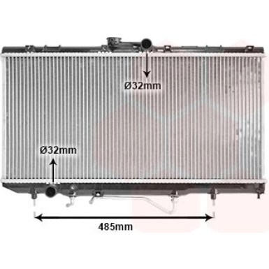 VAN WEZEL Kühler, Motorkühlung 53002146