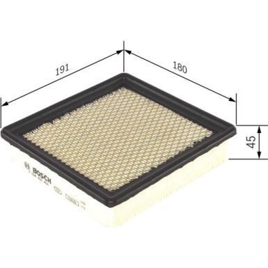 Luftfilter | CHEVROLET,OPEL,VOLVO | F 026 400 408
