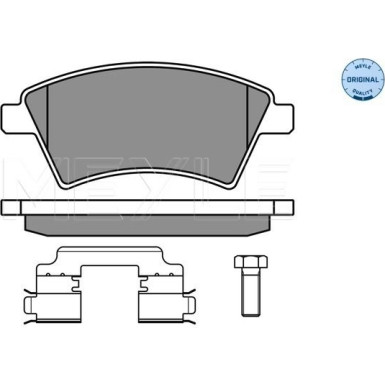 Bremsbelagsatz Fiat P. Sedici 06-/Suzuki Sx4 06- Mit Sensor | 025 243 9116/W