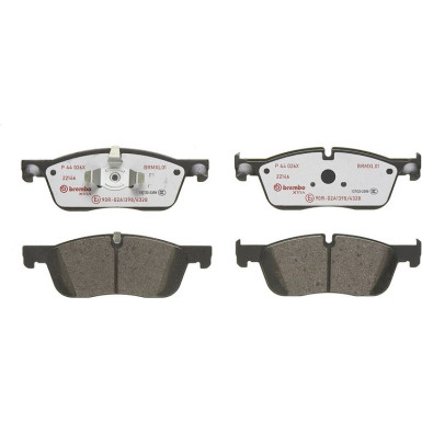 BREMBO Bremsklötze Xtra VA | JAGUAR E-Pace 17 | P 44 026X BREMBO Bremsklötze Xtra VA | JAGUAR E-Pace 17 | P 44 026X