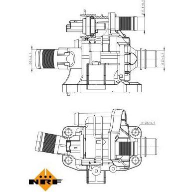 Thermostat, Kühlmittel EASY FIT 725039