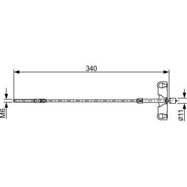 Handbremsseil | TOYOTA | 1987482651