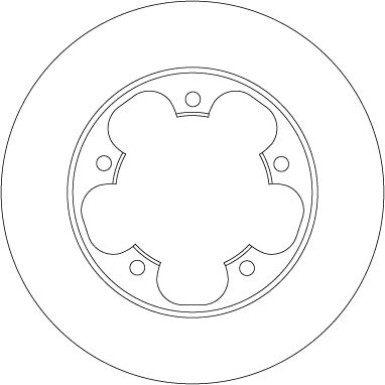 51 482 033 Bremsscheibe HA | FORD Transit 13 | DF6748