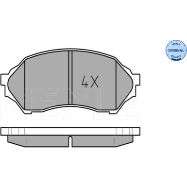 Bremsbelagsatz Mazda S. 323 | 025 234 9016