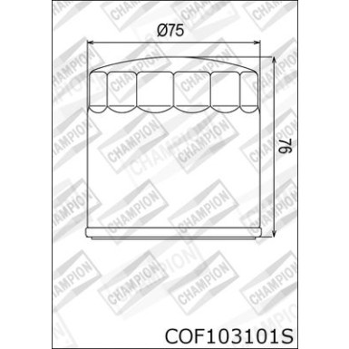 CHAMPION Ölfilter | COF103101S
