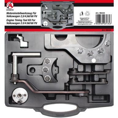 BGS Motor-Einstellwerkzeug-Satz für VAG 2.5 / 4.9D / TDI Pumpe-Düse BGS Do it yourself 98443