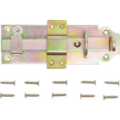 BGS Schlossriegel mit Schlaufe | 150 x 50 mm | 8082