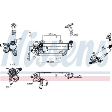 Kühler,Abgasrückführung | AUDI A3,SKODA,SEAT,VW 03 | 989275