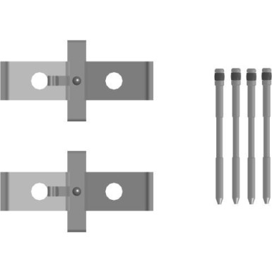 ZUBEHÖRSATZ, SCHEIBENBREMSBELAG | 82557200