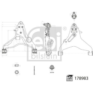Querlenker VA re | MITSUBISHI Pajero,L200 04 | 178983