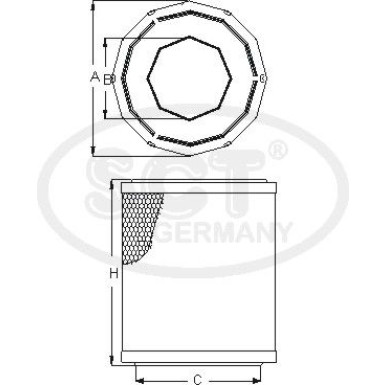 SCT GERMANY Luftfilter SCT GERMANY Luftfilter