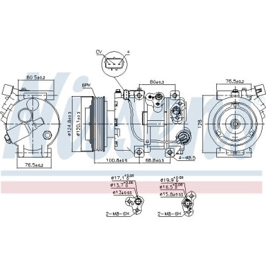 Kompressor PKW Hyundai iX35 09 FIRST FIT 890651