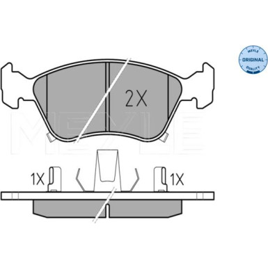 Bremsbelagsatz Toyota P. Avensis 97-03 Mit Sensor | 025 219 7617/W