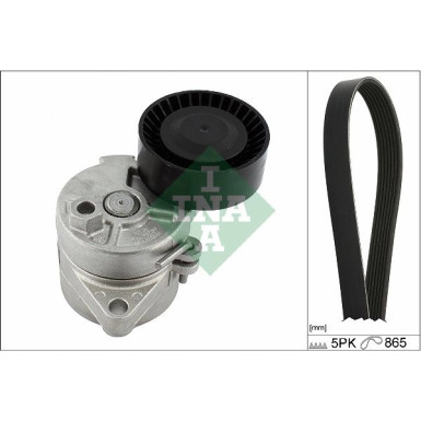 INA Keilrippenriemensatz 529 0458 10 INA Keilrippenriemensatz 529 0458 10