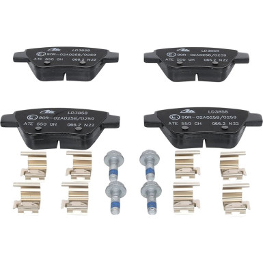 Bremsbelagsatz Skoda T. Octavia/Superb/Yeti 04- Keramik | 13.0470-3858.2
