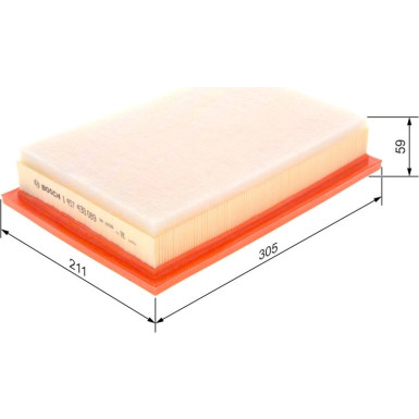 Luftfilter | FORD,SEAT,VW | 1457433089