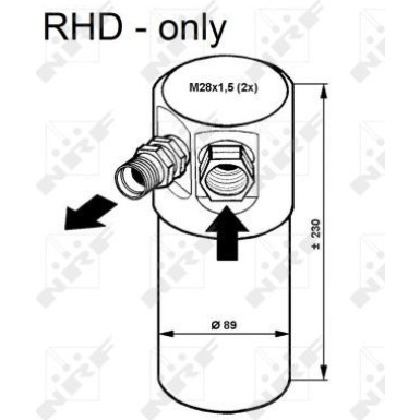 NRF Trockner, Klimaanlage 33082 EASY FIT