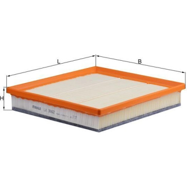 MAHLE Luftfilter | LX 3062