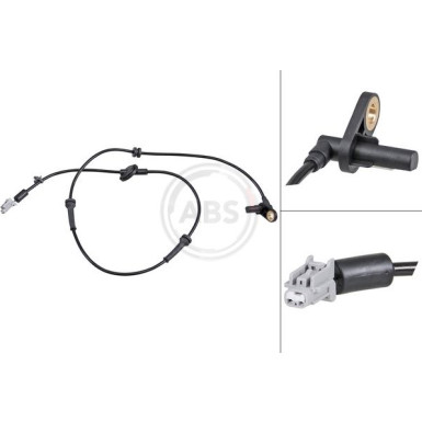 A.B.S. Sensor, Raddrehzahl 30729