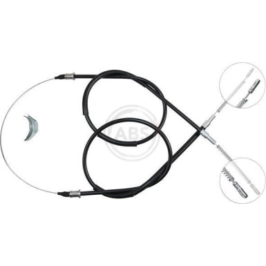 A.B.S. Handbremsseil Seilzug Festellbremse K11455