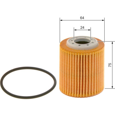 Ölfiltereinsatz | CITROEN,PEUGEOT,TOYOTA,FORD,OPEL | F 026 407 299