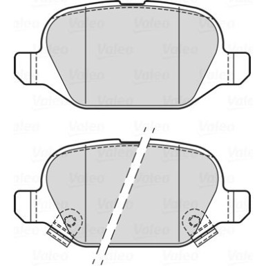 VALEO Bremsbeläge VALEO Bremsbeläge