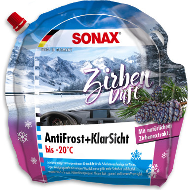 SONAX | AntiFrost & KlarSicht Zirbe bis -20°C 3L | 01314410 SONAX | AntiFrost & KlarSicht Zirbe bis -20°C 3L | 01314410