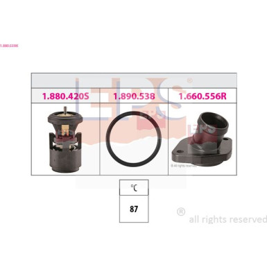 EPS Thermostat 1.880.559K Made in Italy - OE Equivalent
