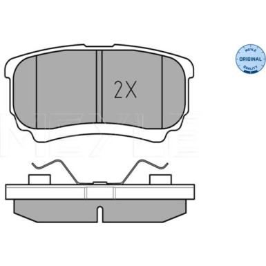 Bremsbelagsatz Mitsubishi T. Outlander 03-/Lancer 08- Mit Sensor | 025 240 1416/W